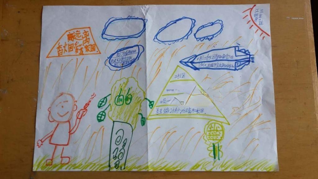 远离香烟爱我家园手抄报