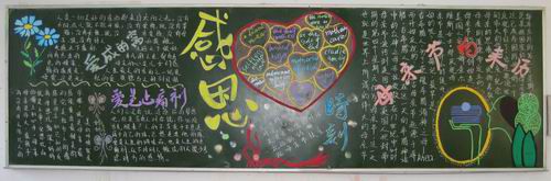 小学生母亲节感恩黑板报