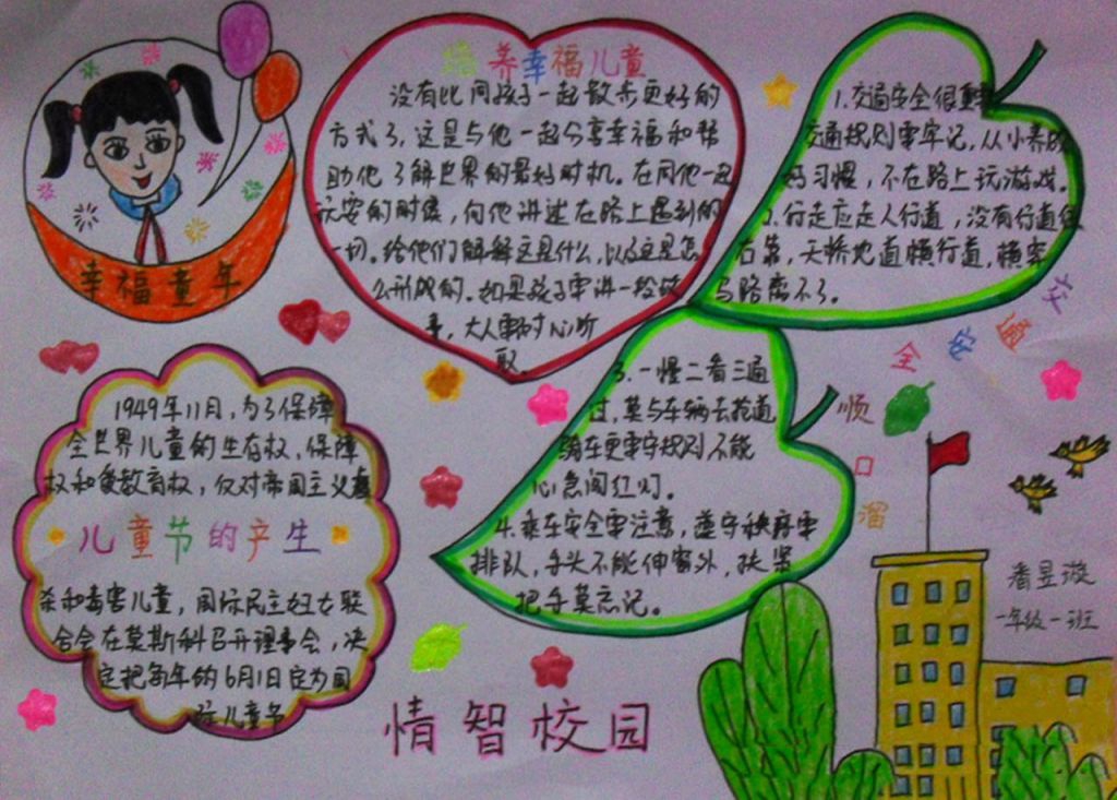 童年天地手抄报设计图