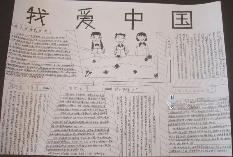初二历史手抄报版面设计图