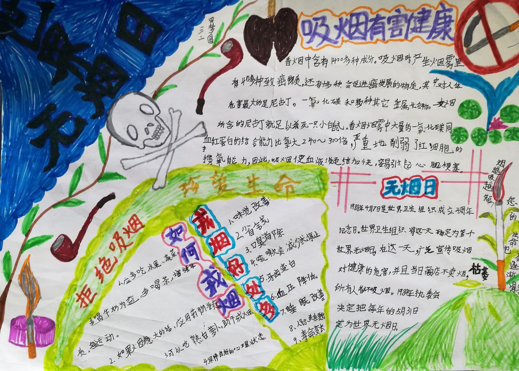 世界无烟日精美图片大全