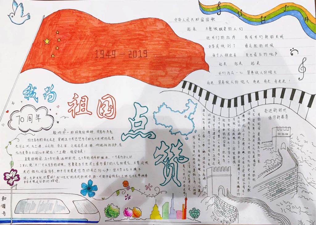 我为祖国点赞手抄报，中国雄起