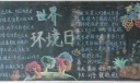 2022世界环境日黑板报图片