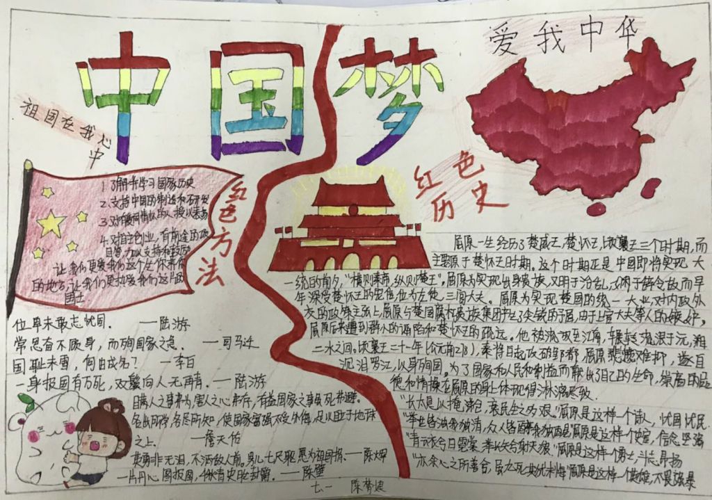 家国天下手抄报图片大全
