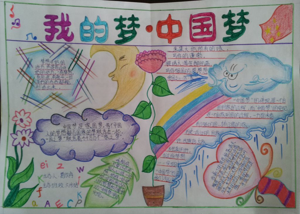 六年级我的梦中国梦手抄报 六年级我的梦中国梦手抄报