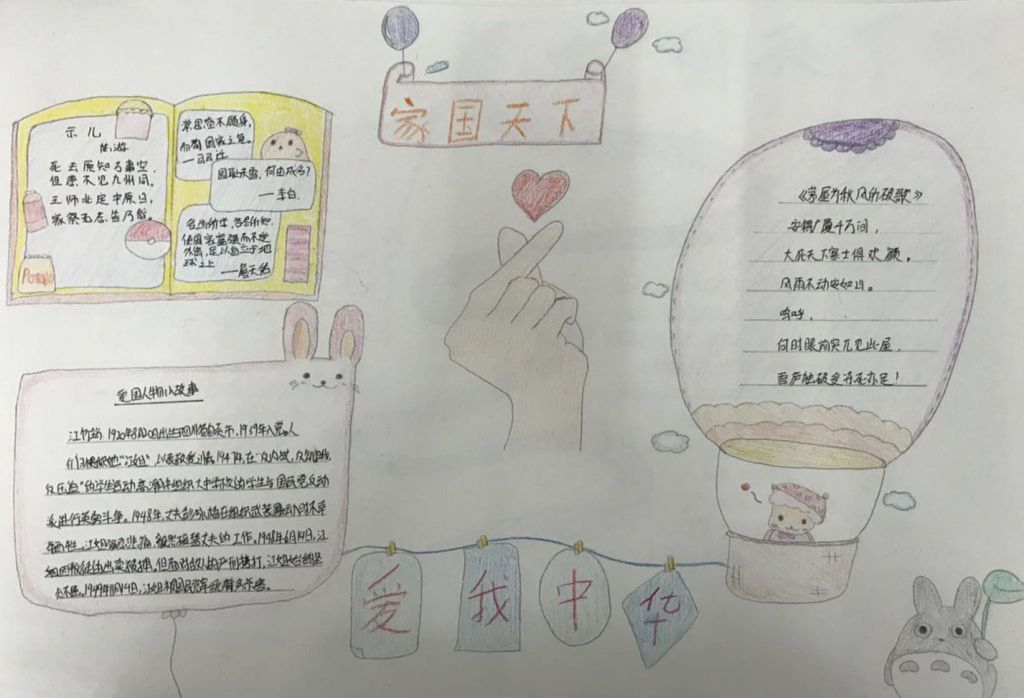家国天下手抄报图片大全