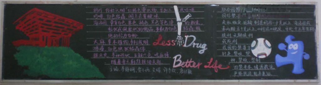 防艾禁毒黑板报图片集萃