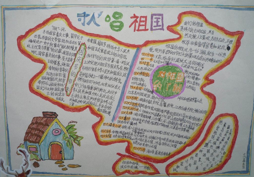 中国梦之旅手抄报图片