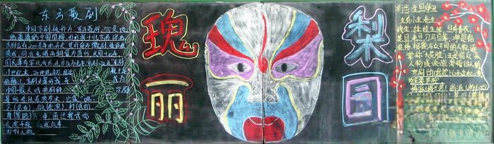 京剧黑板报：瑰丽梨园