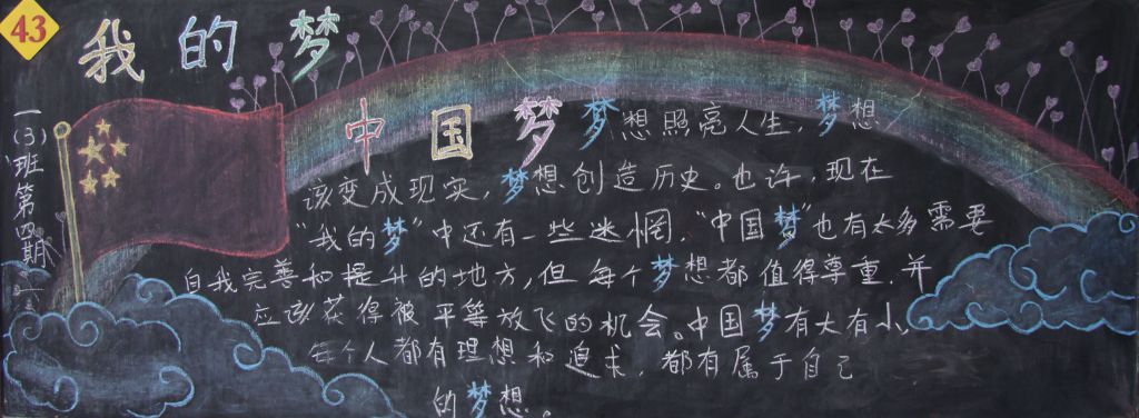 我的中考梦黑板报图片大全