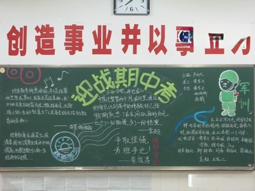 终身学习月黑板报图片 终身学习月黑板报图片