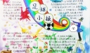 足球手抄报图片，色彩轻快明亮，值得学习