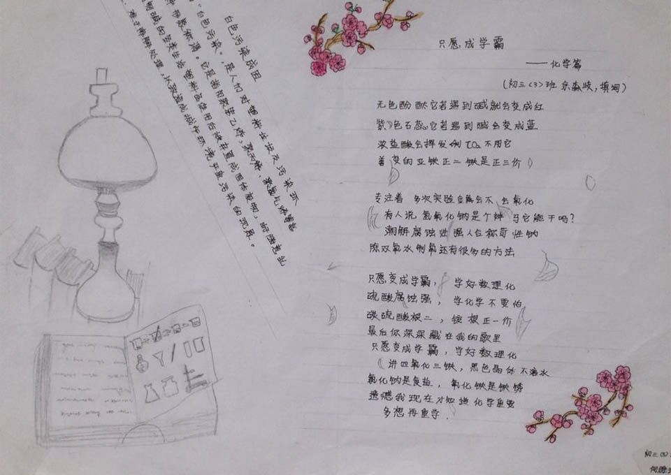 初三化学手抄报大全