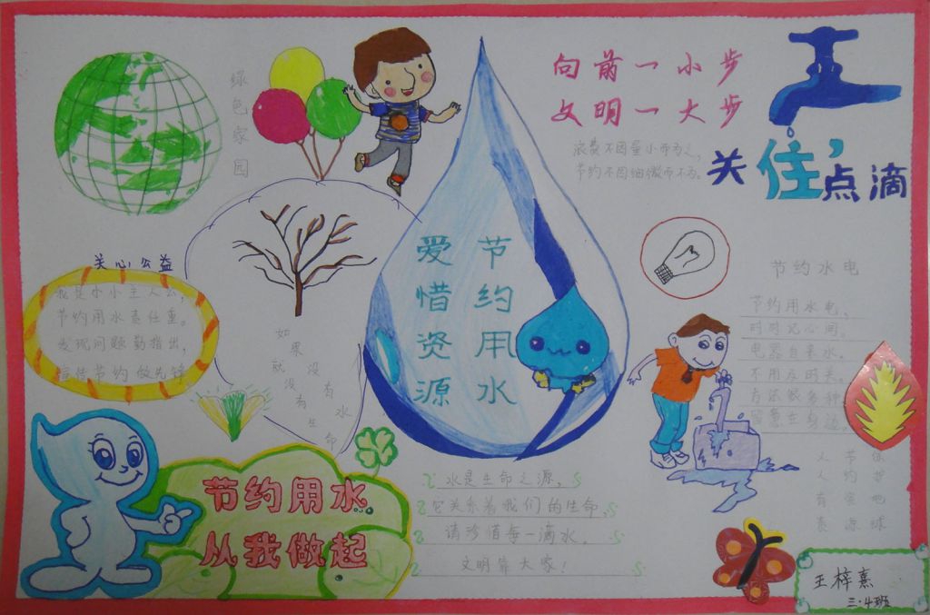 节约 爱国手抄报图片展 节约 爱国手抄报图片展