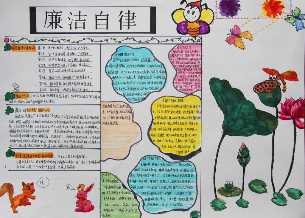 学《中国共产党党章》《准则》《条例》手抄报