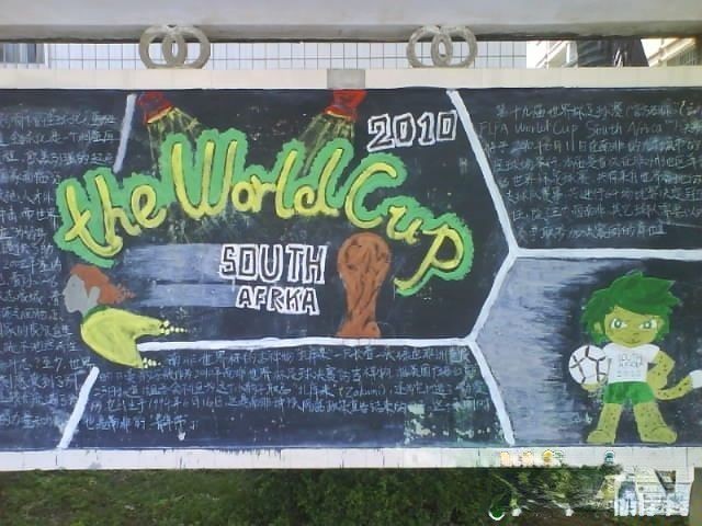 2022南非世界杯板报
