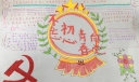 不忘初心青春向党手抄报