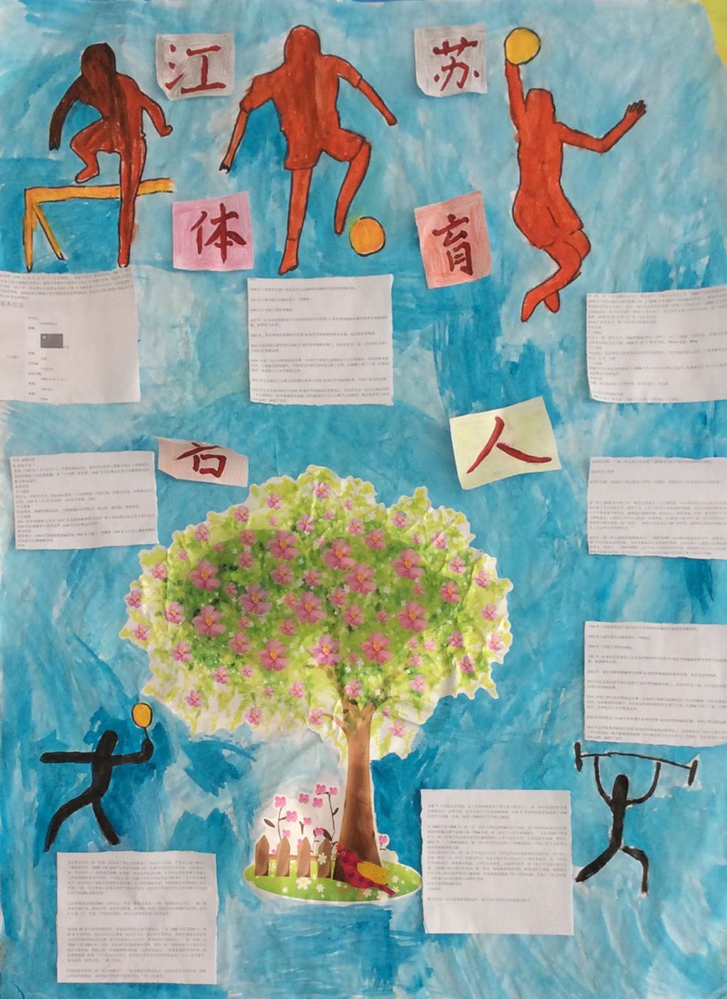 体育名人板报图片