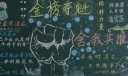 金榜夺魁舍我其谁黑板报