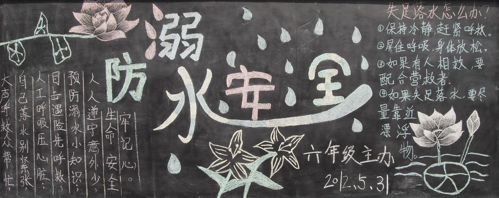 让溺亡事故不再发生黑板报 让溺亡事故不再发生黑板报