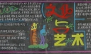 文化与艺术黑板报图片大全