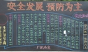 厂机关安全月黑板报