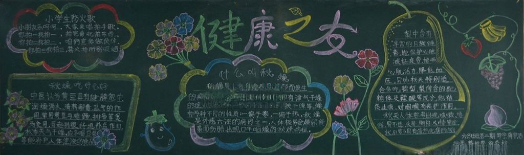 食品安全与健康黑板报