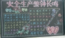 安全生产警钟长鸣黑板报