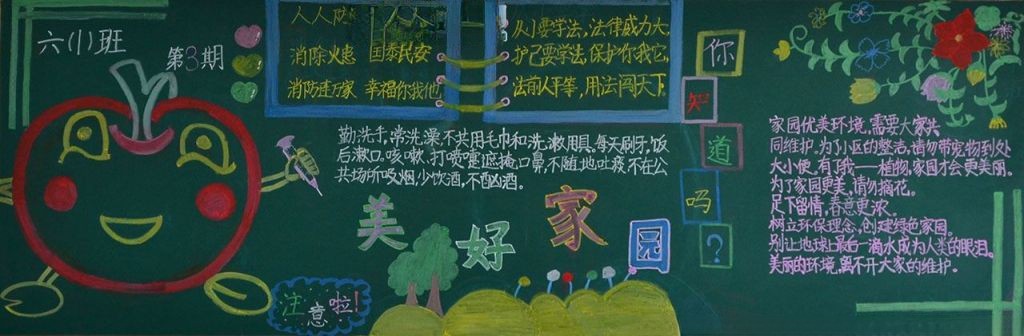 食品安全与健康黑板报