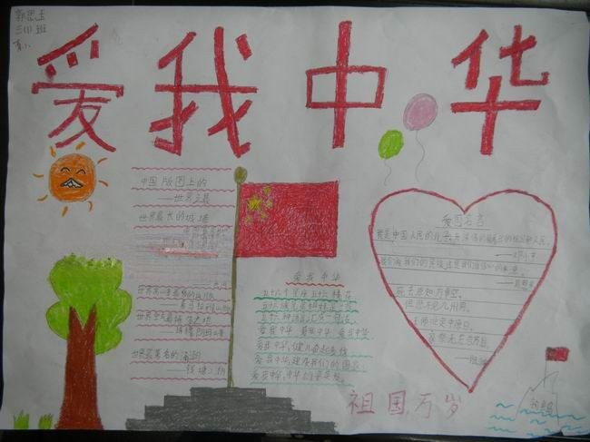 保钓手抄报_抵制日货手抄报