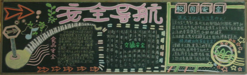 安全意识黑板报图片大全