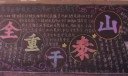 安全重于泰山黑板报