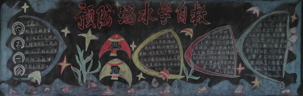 预防溺水学自救黑板报大全