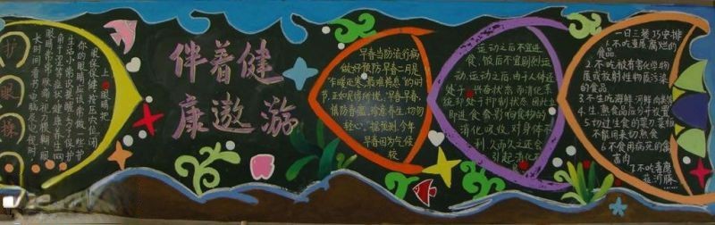 春季健康教育知识黑板报