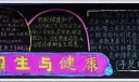 卫生与健康黑板报