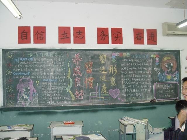 养成良好习惯 塑造健康形象专题黑板报