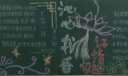 沁心书香黑板报图片