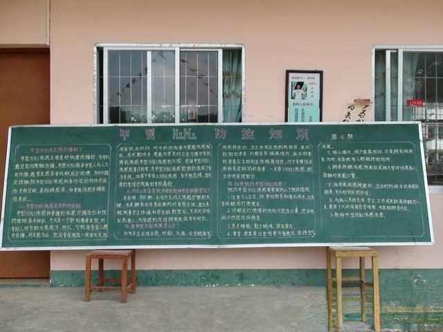 甲型H1N1防控知识板报