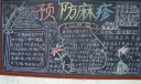 预防麻疹黑板报版面设计图