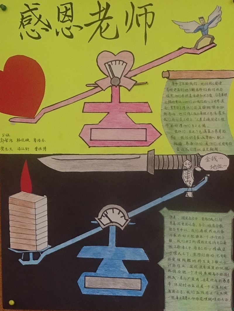 桃李满天下师恩深似海手抄报