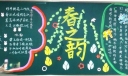 春之韵黑板报版面设计图