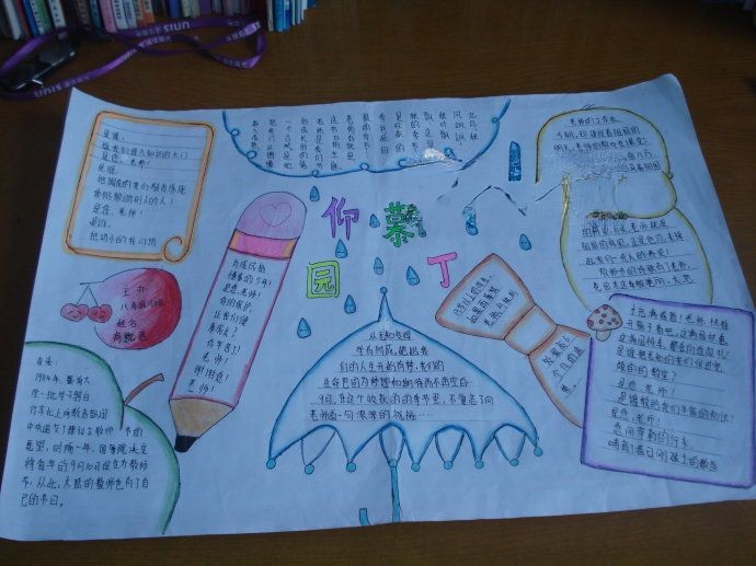 仰慕园丁手抄报图片