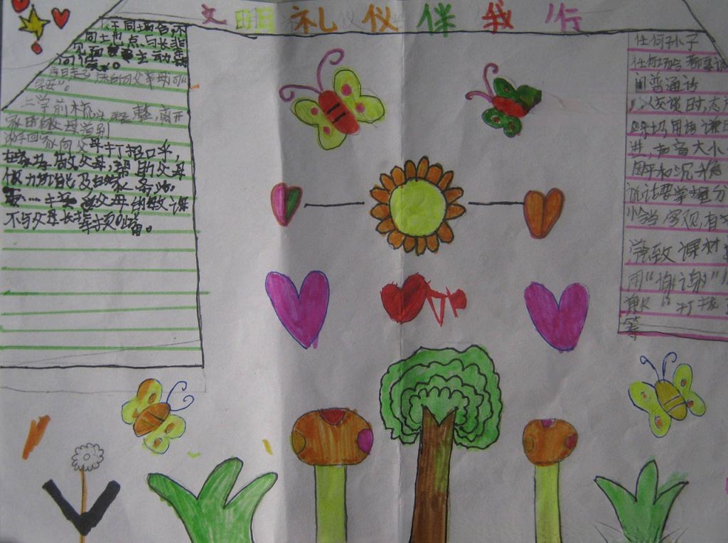 文明小学生手抄报大全