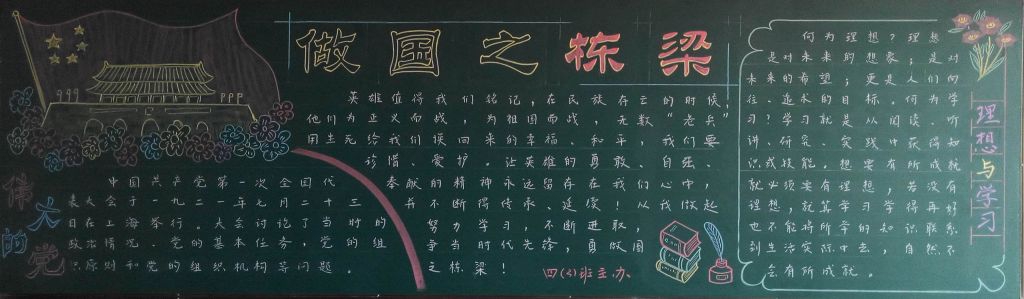 做国之栋梁黑板报