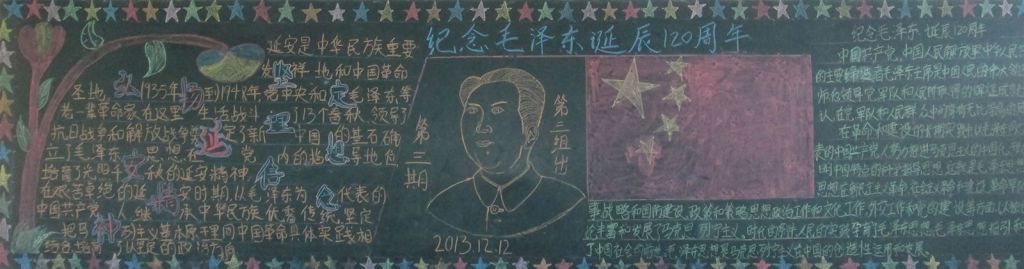 弘扬延安精神黑板报大全