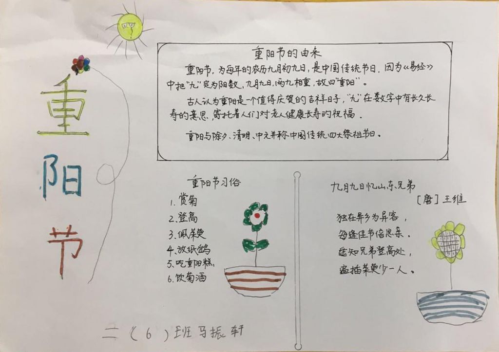 2022重阳节手抄报,孝老敬老我在行动 2022重阳节手抄报,孝老敬老我在行动