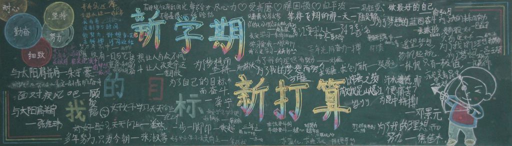 初三我们来了黑板报