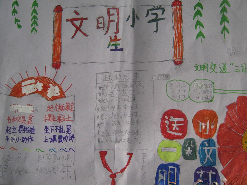 文明小学生手抄报大全