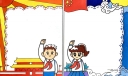 国庆中秋二合一手抄报来袭，2分钟你就学会了