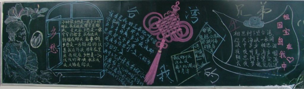 祖国宝岛在我心中板报图片
